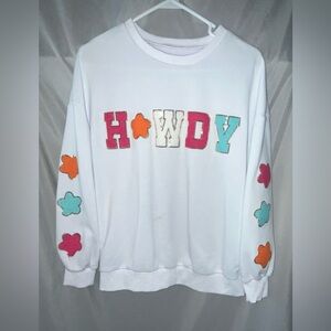 Howdy Graphic Sweatshirt